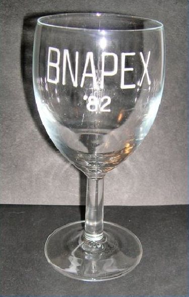 Wine glass from BNAPEX 1982 Virgina Beach
