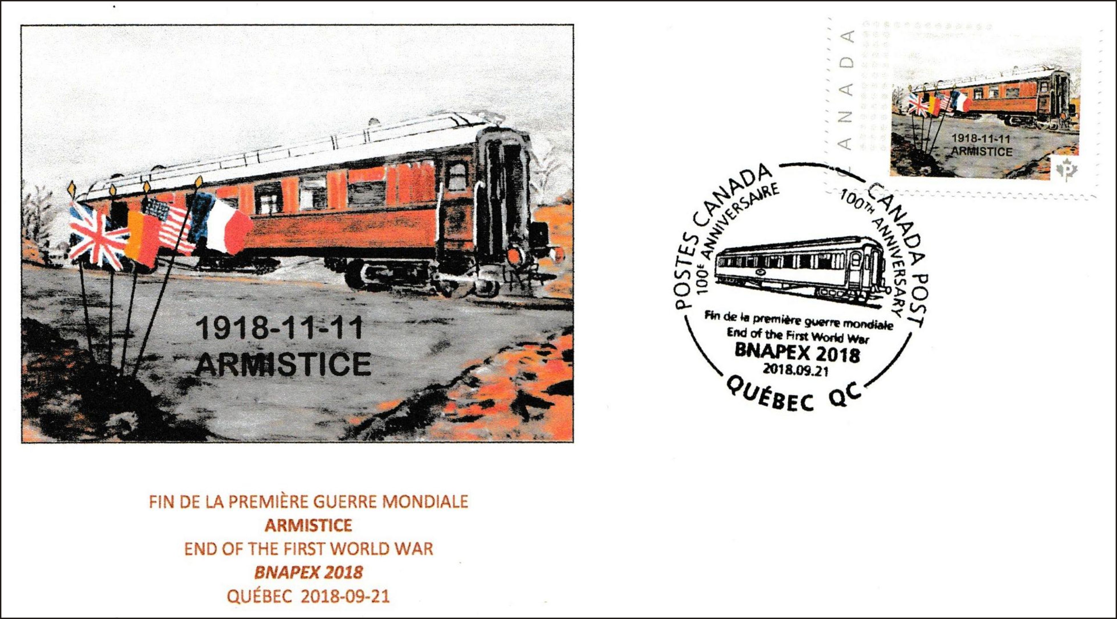 Cover commemorating the 100th Anniversary of the 1918 Armistice