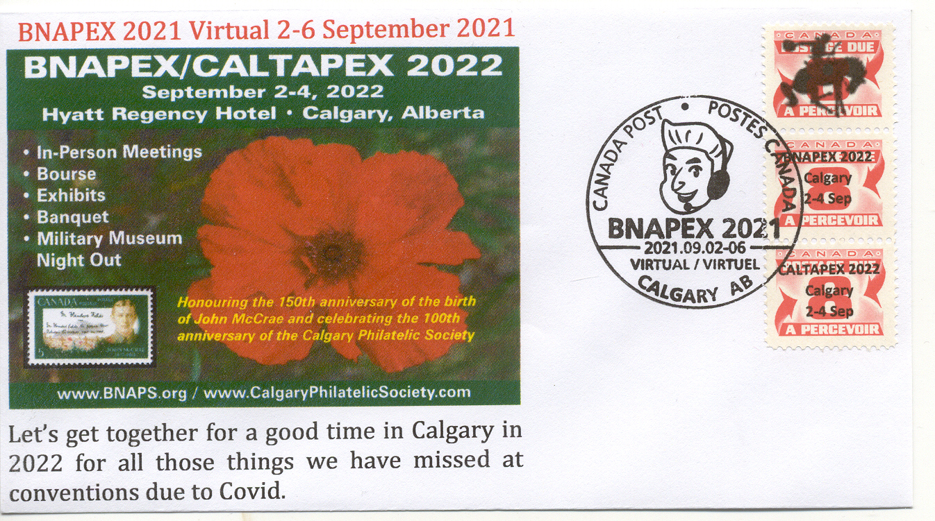 Calgary 2022 Promo Cover - Sent to BNAPS Member Registrants for Free