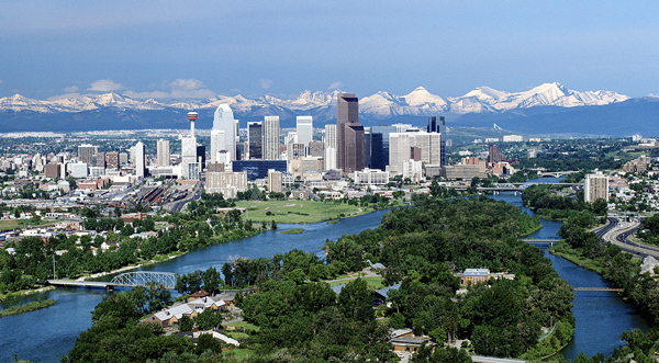 Horizon de la ville de Calgary