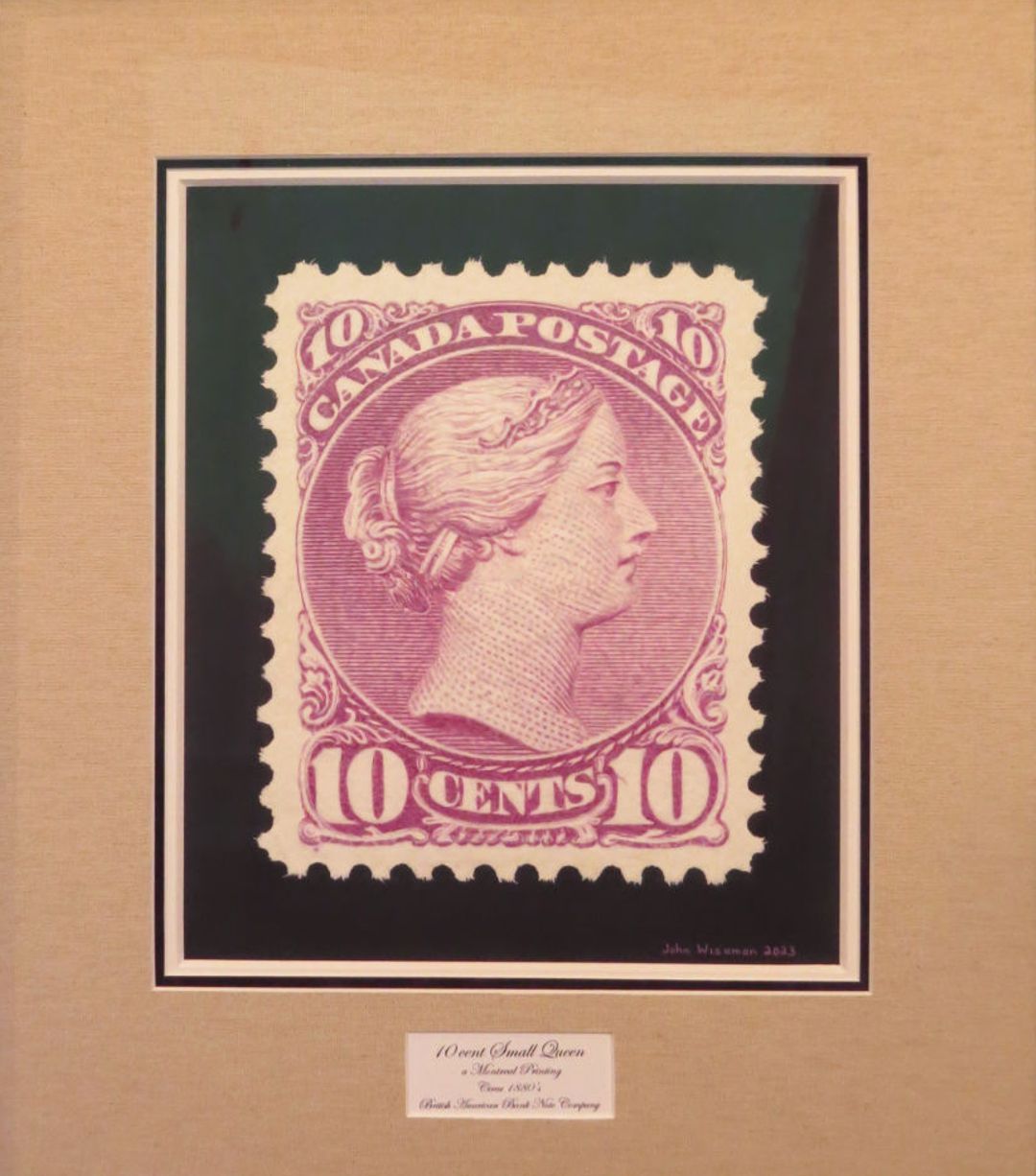 Artist proof of 10 cent Small Queen