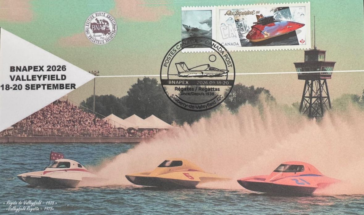 BNAPEX 2026 Regatta commemorative cover