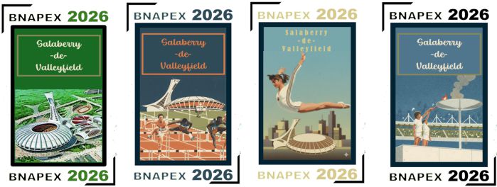 BNAPEX 2026 Olympics 1976 commemorative vignettes