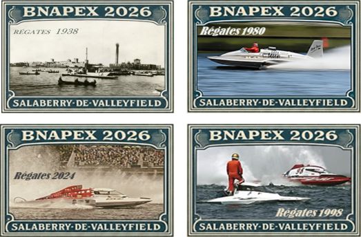 BNAPEX 2026 Regatta commemorative vignettes