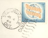 Seabringville, ON, duplex cancel postmarked 4 July 1964