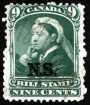 9 cent 1868 Nova Scotia Bill stamp