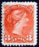 3c orange Small Queen stamp