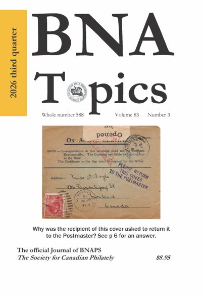 Cover of current issue of BNA Topics