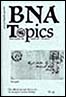 BNA Topics cover for #497
