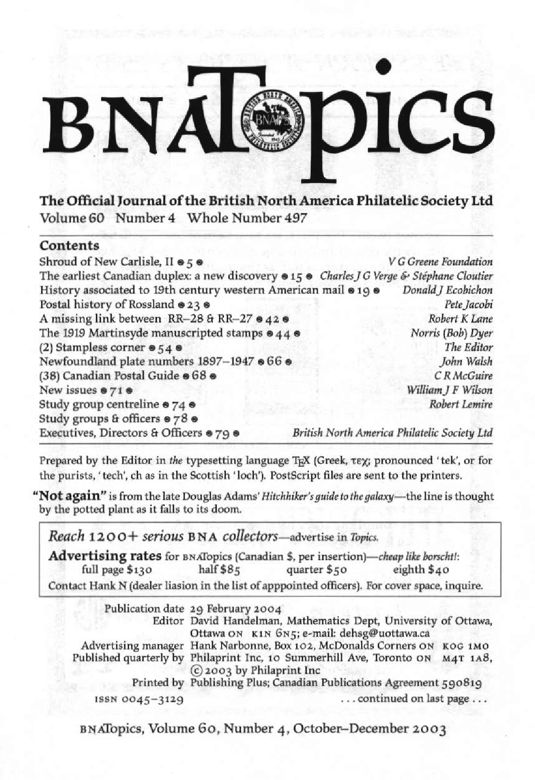 Table of Contents of BNA Topics