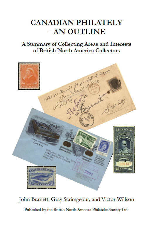 Front cover of the booklet Canadian Philately - An Outline