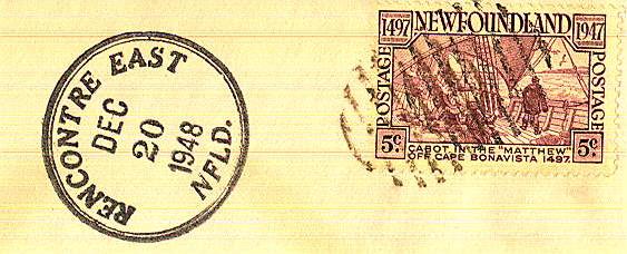 Rancontre East postmark
