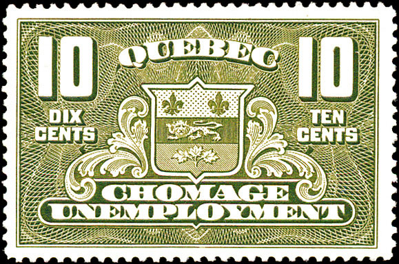 Quebec Chomage-Unemployment Stamp