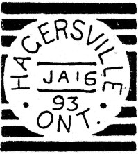 Squared Circle cancel Type 2 Hagersville, Ontario