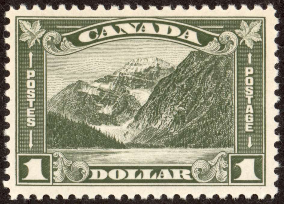 1930 $1.00 Mt. Edith Cavell definitive
