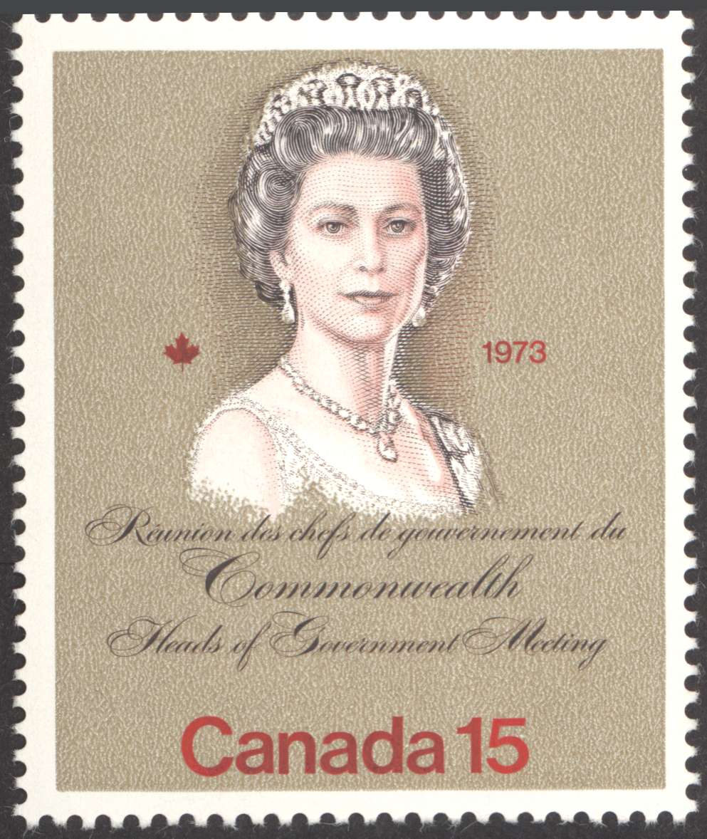 1973 15 cent Royal
                Visit commemorative stamp