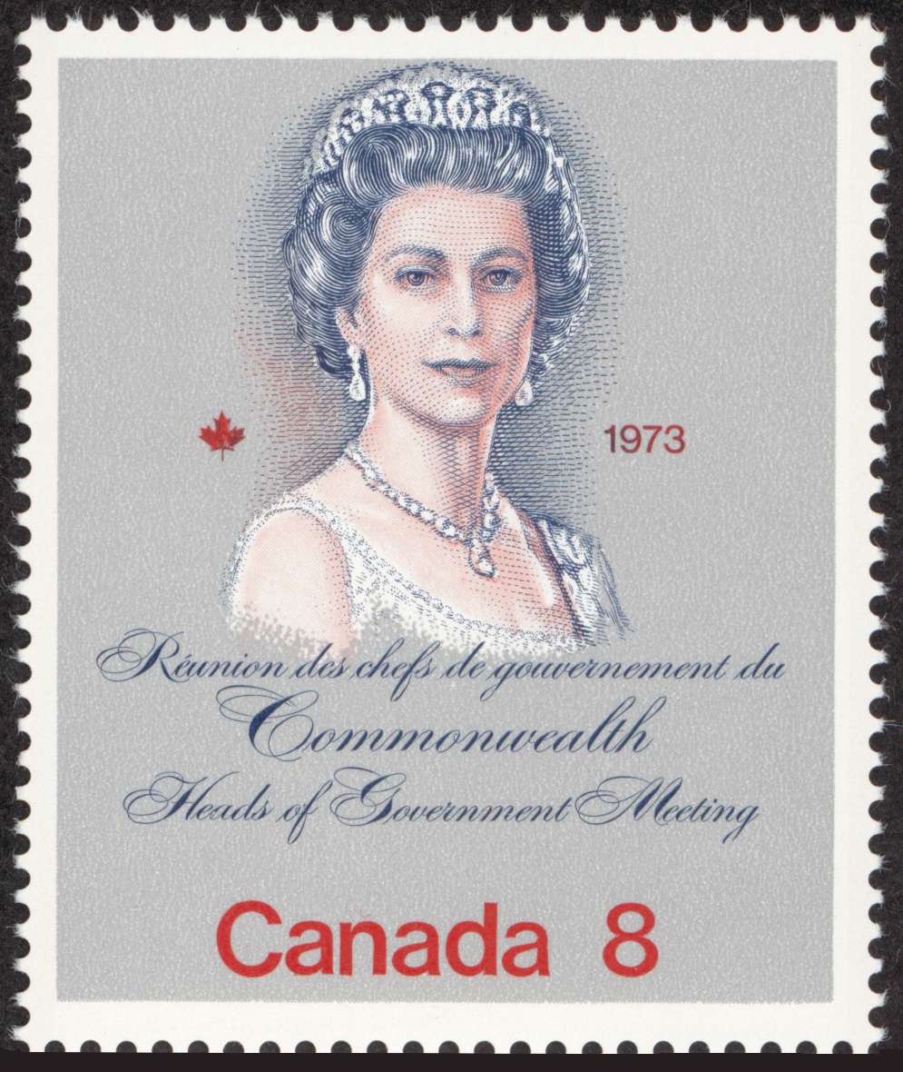 1973 8 cent Royal
                Visit commemorative stamp
