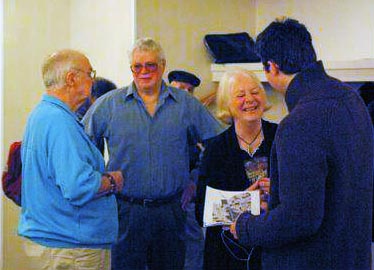 Photo from 29 March 2009 meeting with Robin Clarke, Bob Lane, Gail Lane, and Firmin Wyndels