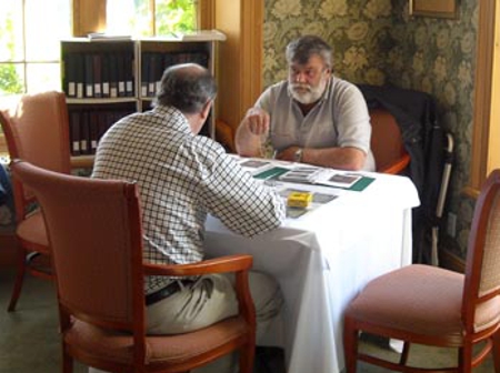 Rob Taylor (facing camera) and Jim Watt