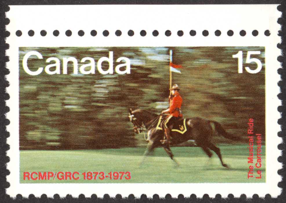 1973 15 cent RCMP stamp