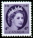 1954 4c Wilding definitive
