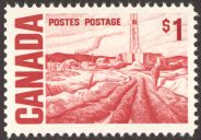 1967 $1.00 Oil field