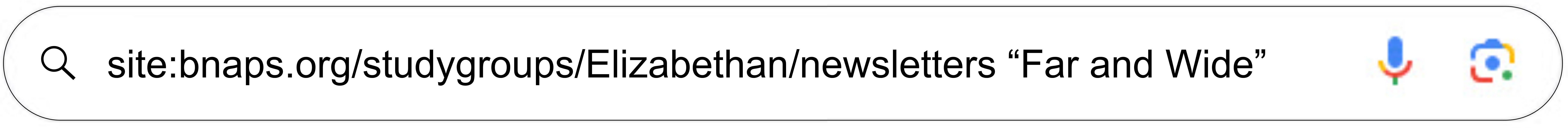 Example of newsletter search using Google