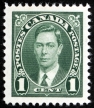 1937 1 cent Mufti definitive