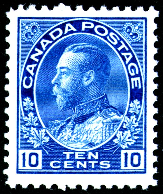 Admiral 10 cent blue single