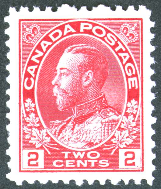 Admiral 2 cent carmine stamp