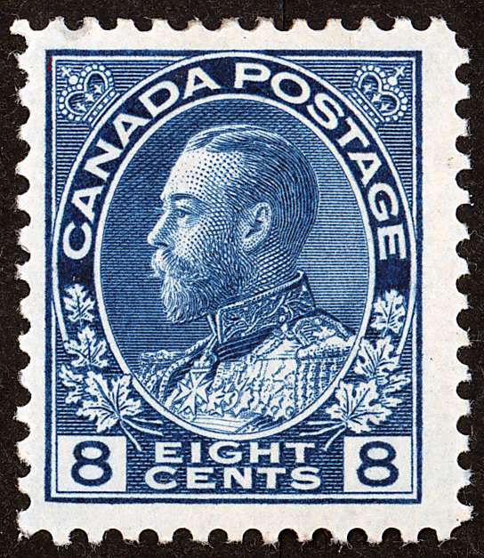 Admiral 8 cent blue single