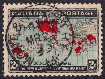 MONT & TOR GT RY RPO cancel on Map Stamp