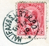 RY-87 Halifax and  S.W.R'Y. RPO postmark dated 18 May 1910