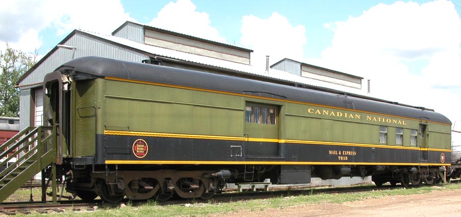 Canadian National Railway mail car